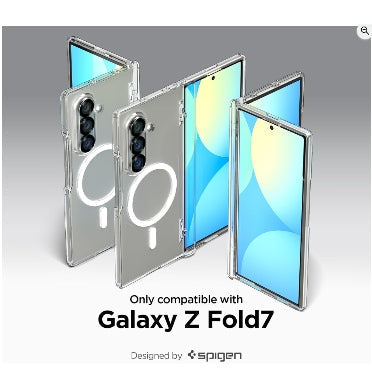 Spigen Samsung Galaxy Z Fold 7 Premium Ultra Hybrid Pro MagSafe Case Clear product image 2