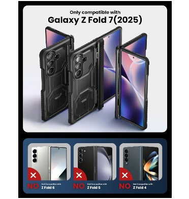 I-Blason Samsung Galaxy Z Fold 7 Premium Full Body Armorbox Protective Bumper Case Black product image 2