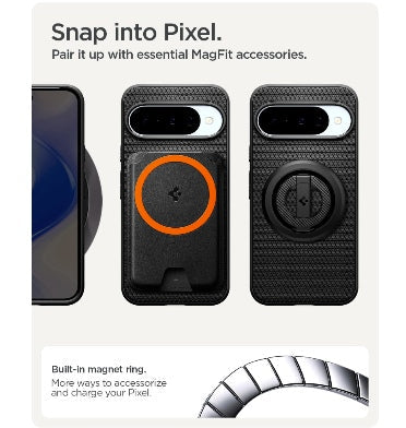 Spigen Google Pixel 10 / 10 Pro Premium Slim Liquid Air MagSafe Case Black product image 7