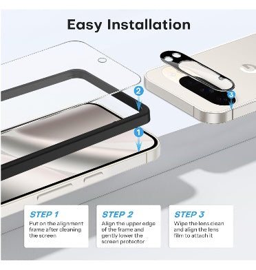 Omotion Google Pixel 10 Pro Premium Tempered Glass Screen And Camera Lens Protector 5pk product image 4