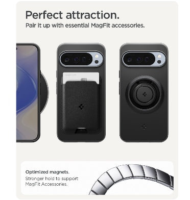 Spigen Google Pixel 10 Pro Xl Premium Slim Thin Fit MagSafe Case Black product image 9