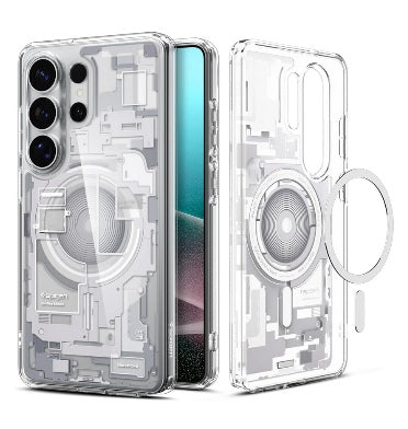 Spigen Samsung Galaxy S26 Ultra Premium Ultra Hybrid MagSafe Case Zero One White product image 2