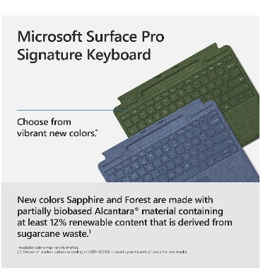 Microsoft Surface Pro 8 Signature Type Cover Forest Green product image 2