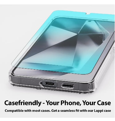 Whitestone Samsung Galaxy S24 Tempered Dome Glass Screen Protector 2pk product image 2