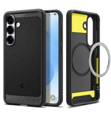 Spigen Samsung Galaxy S25 Premium Rugged Armor MagSafe Case Black product image 2