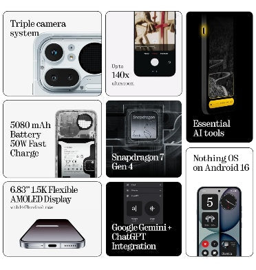Nothing Phone (4a) Pro 128gb/8gb Silver product image 2