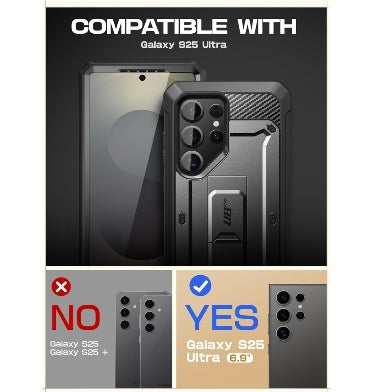 Supcase Samsung Galaxy S25 Ultra Full Body Rugged Protective Case Black product image 2