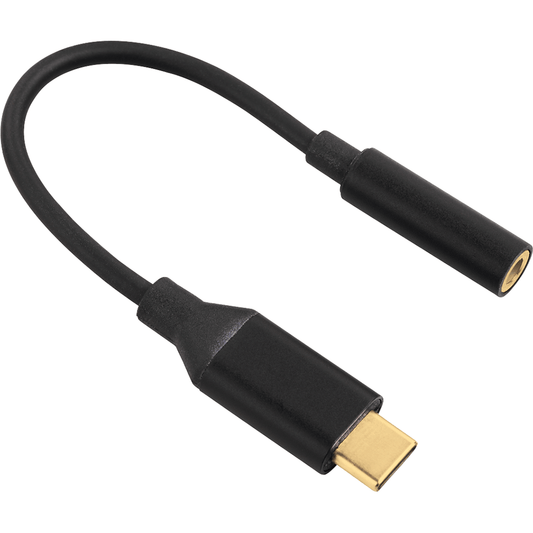 Hama USB Type C Adapter Cable For 3.5mm Audio (135717) image 1