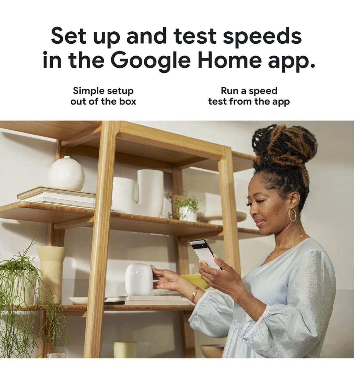 Google Nest Wi-Fi Pro 6e Mesh Router Snow 2pk (2022) product image 12