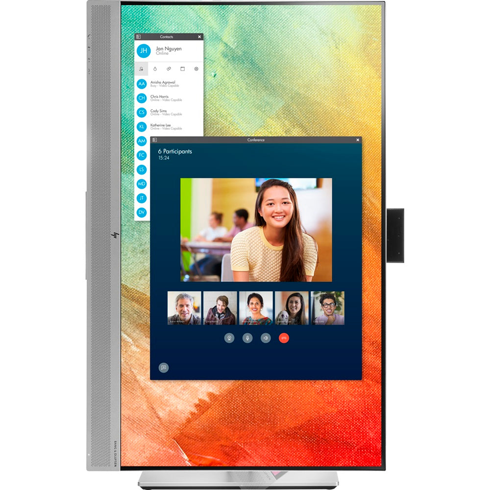 HP EliteDisplay E273m 27″ Full HD IPS Monitor (1FH51AS) — rear view