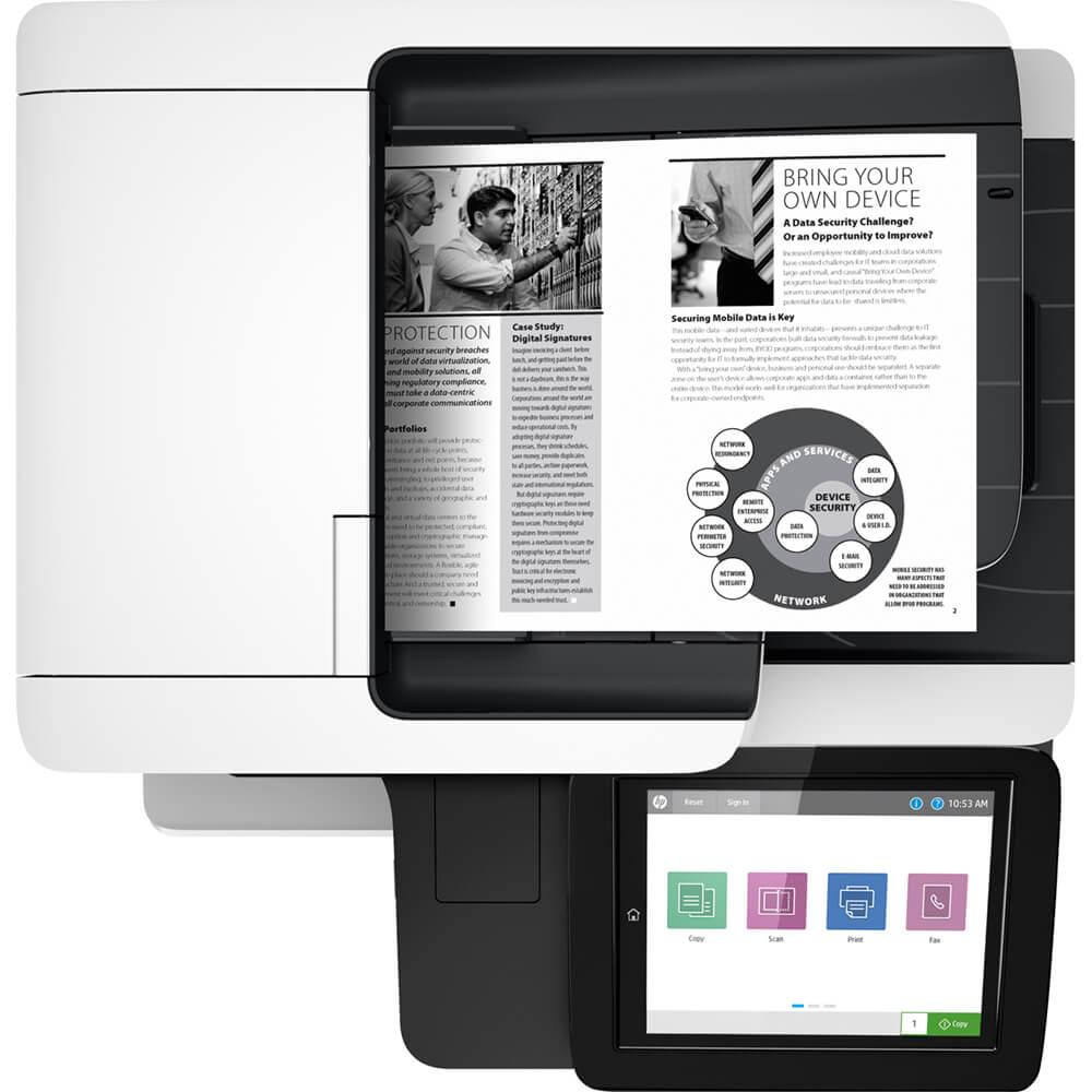 HP LaserJet Enterprise MFP M528dn Mono Laser Printer (1PV64A) image 4