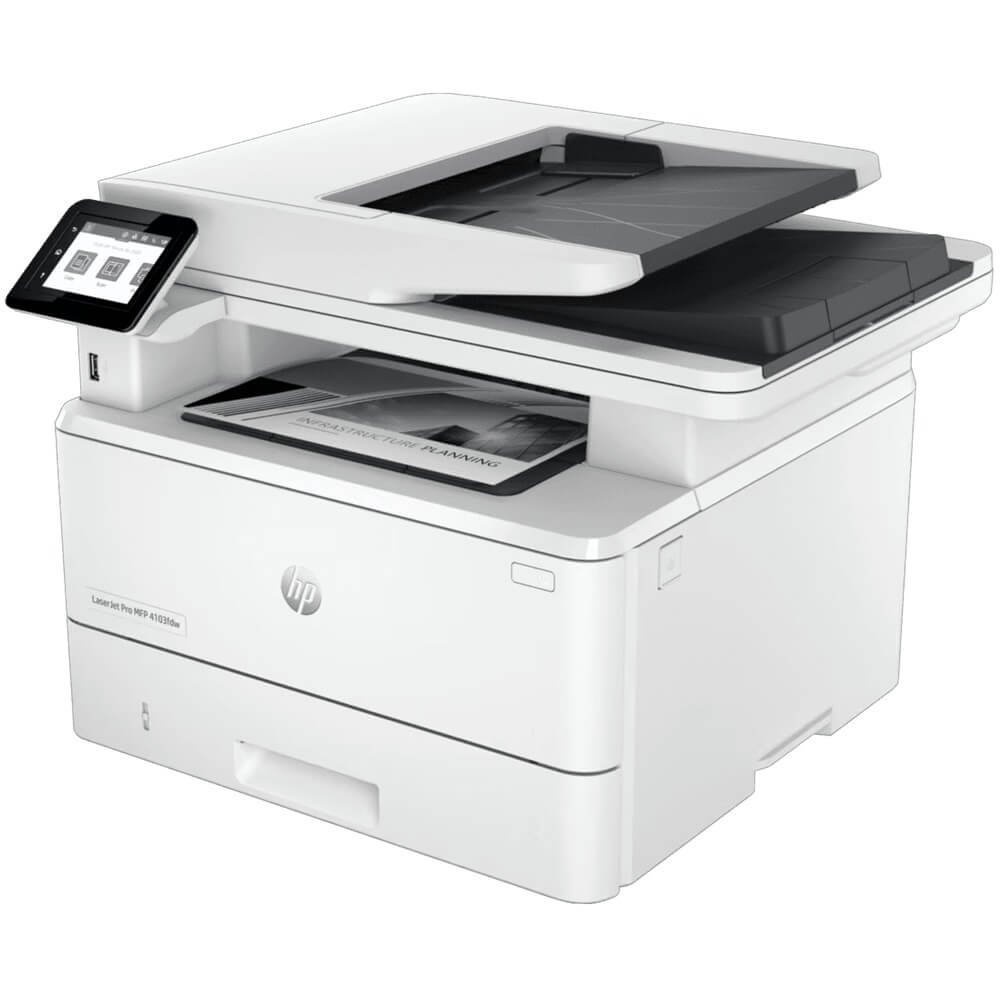 HP LaserJet Pro MFP 4103fdw Mono Laser Printer (2Z629A) image 3