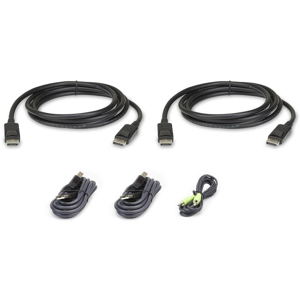 ATEN 1.8M Dual Display DisplayPort Secure KVM Cable Kit (2L-7D02UDPX5) image 1