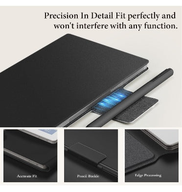 Kuroko Remarkable Paper Pro Move Premium Slim Pu Leather Folio Cover Black product image 2