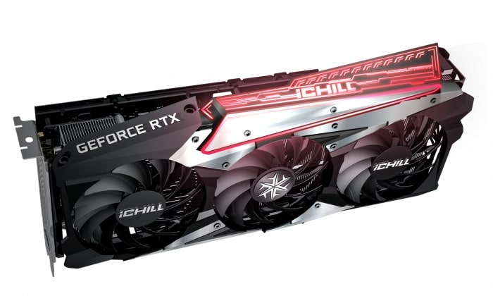 INNO3D GeForce RTX 3060 12GB ICHILL X3 Red Graphics Card (INO-C30603-12D6X) image 1