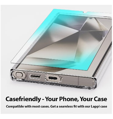 Whitestone Samsung Galaxy S24 Ultra Tempered Dome Glass Screen Protector 2pk product image 2