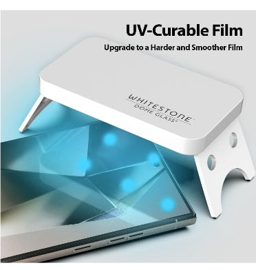 Whitestone Samsung Galaxy S24 Ultra Uv Gen Hard Coated Film Screen Protector 2pk product image 2
