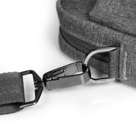Port Designs YOSEMITE Eco 14-inch Laptop Bag – Grey (400700) — in use