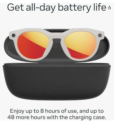 Oakley Meta Hstn Smart Glasses Warm Grey/Prizm Ruby product image 7