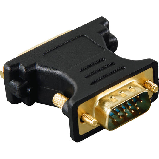 Hama VGA DVI Adapter, VGA plug – DVI socket, gold-plated, shielded (45074) image 2