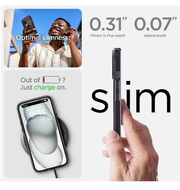 Spigen iPhone 15 Plus Premium Ultra Hybrid Magfit Case Zero One product image 6