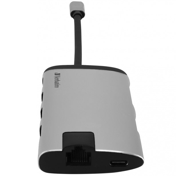 Verbatim USB-C Multiport Hub with SD Card Reader (49142) — front view