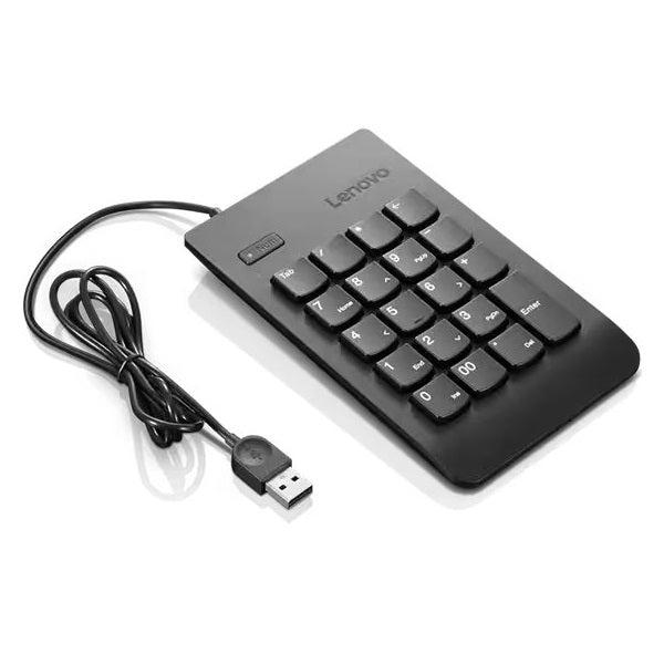 Lenovo USB Gen II Numeric Keypad (4Y40R38905) — rear view