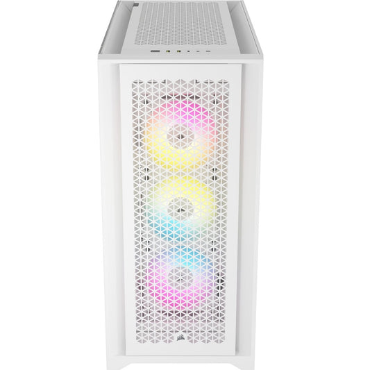 Corsair iCUE 5000D RGB Airflow Mid-Tower White PC Case (CC-9011243-WW) image 2