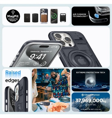 Spigen iPhone 15 Pro Max Premium Classic C1 Magfit Case Graphite product image 7