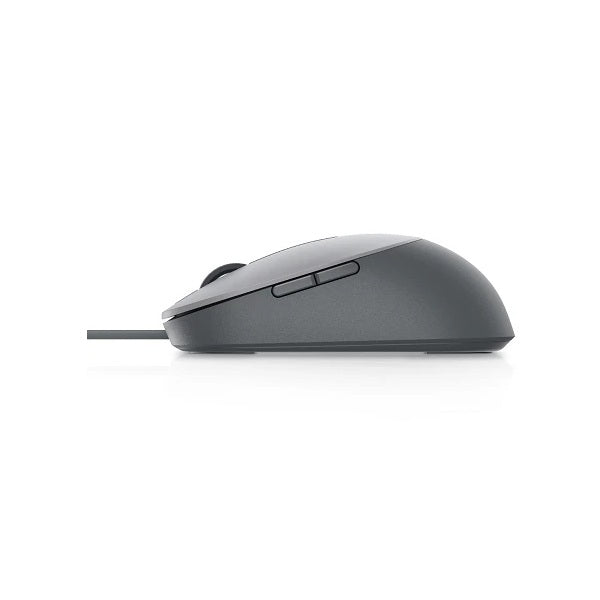 Dell MS3220 Laser Wired Mouse – Titan Grey (570-ABHM) — side view