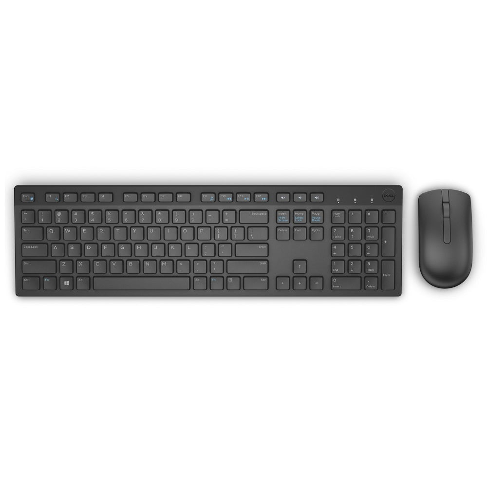 Dell KM636 Wireless Keyboard and Mouse – US International (QWERTY) – Black (580-ADFT)