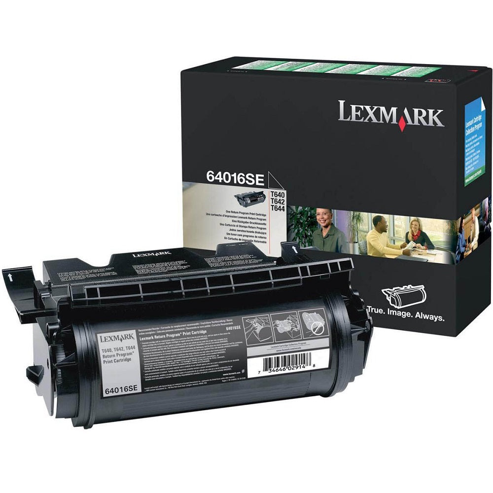 Lexmark 64016SE Return Program Black Laser Toner Cartridge image 1