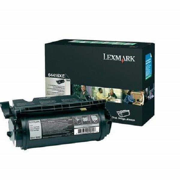 Lexmark 64416XE Extra High Yield Return Program Black Laser Toner Cartridge image 1