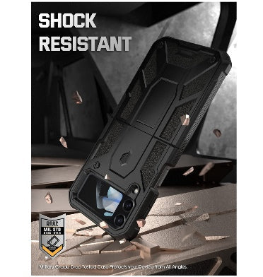 Spigen Samsung Galaxy Z Flip 4 Premium Full-Body Rugged Spartan Series Case Matte Black product image 6