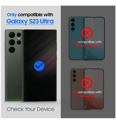 Whitestone Samsung Galaxy S23 Ultra Tempered Dome Glass Screen Protector 2pk product image 2