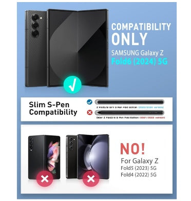 I-Blason Samsung Galaxy Z Fold 6 Premium Full Body Armorbox Protective Bumper Case Black product image 2