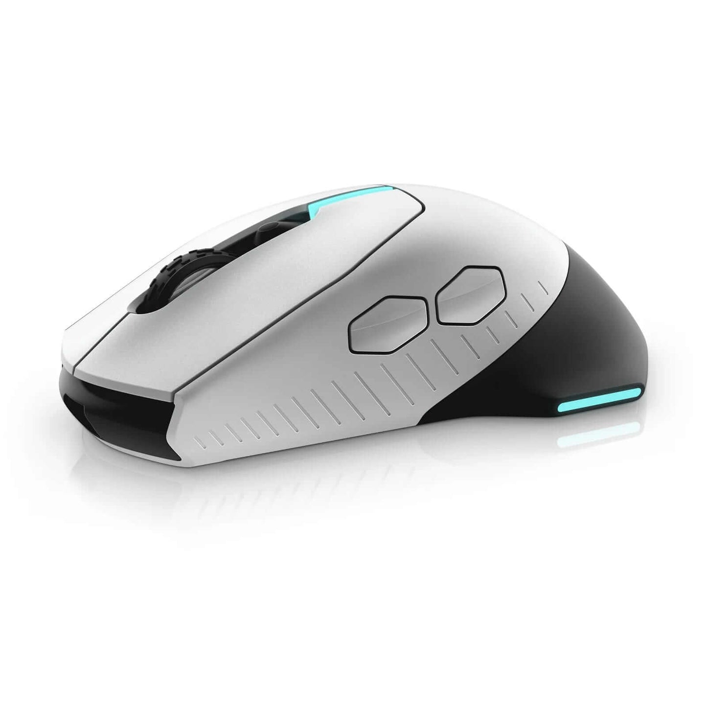 Dell Alienware AW610M Wired/Wireless Gaming Mouse – Lunar Light (545-BBCN) image 4