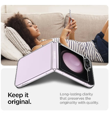 Spigen Samsung Galaxy Z Flip 5 Premium Airskin Case Clear product image 5