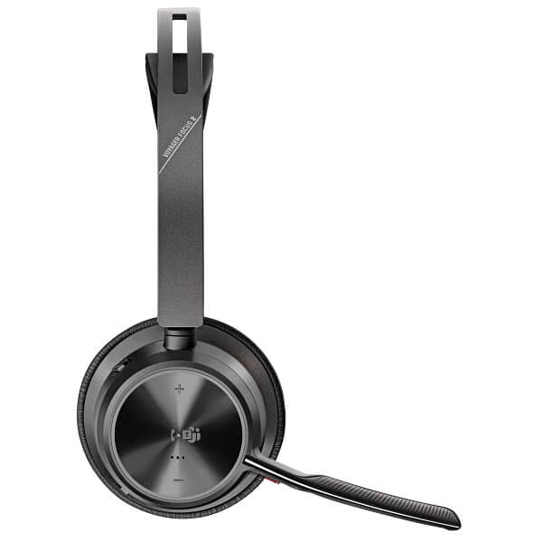 Poly Voyager Focus 2 Microsoft Teams Certified USB-C Headset (77Y88AA) — side view