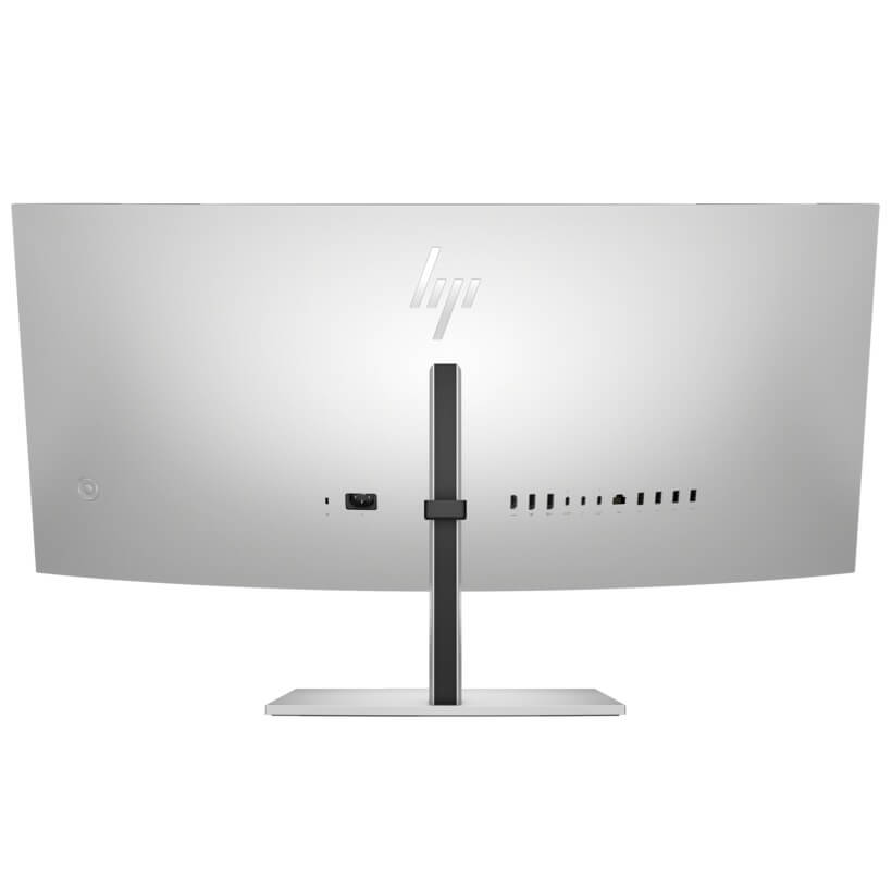 HP Series 7 Pro 738pu 37.5″ WQHD+ Thunderbolt 4 Curved Monitor (8K167AA) — rear view