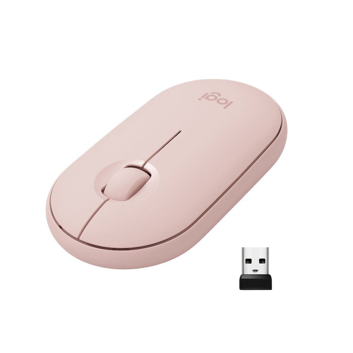 Logitech Pebble M350 Wireless Mouse – Rose (910-005717) image 4