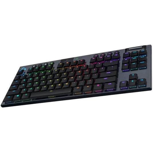 Logitech G915 TKL LightSpeed Wireless RGB Mechanical Gaming Keyboard – Carbon image 2
