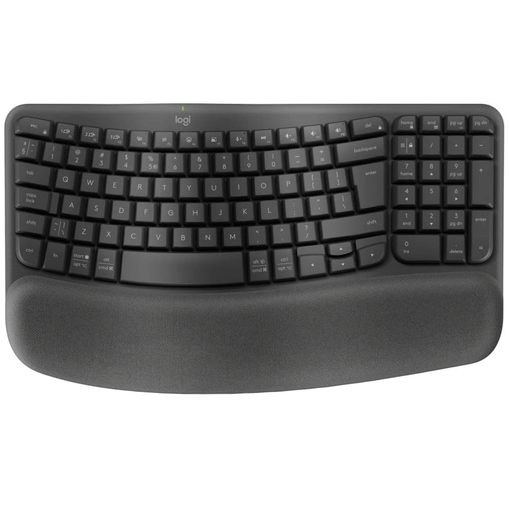 Logitech WAVE KEYS Wireless Ergonomic Keyboard (920-012334) image 1