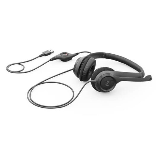 Logitech H390 Stereo USB Headset – Black (981-000485) image 2