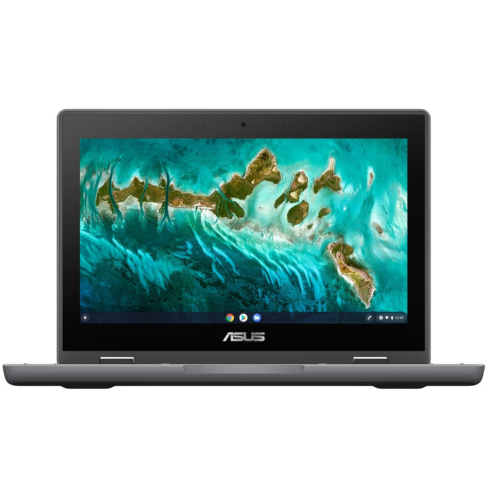 ASUS Chromebook Flip CR1100 Notebook PC – Celeron N4500 / 11.6″ HD Touch / 8GB RAM / 64GB eMMC / Chrome OS / Grey (CR1100FKA-