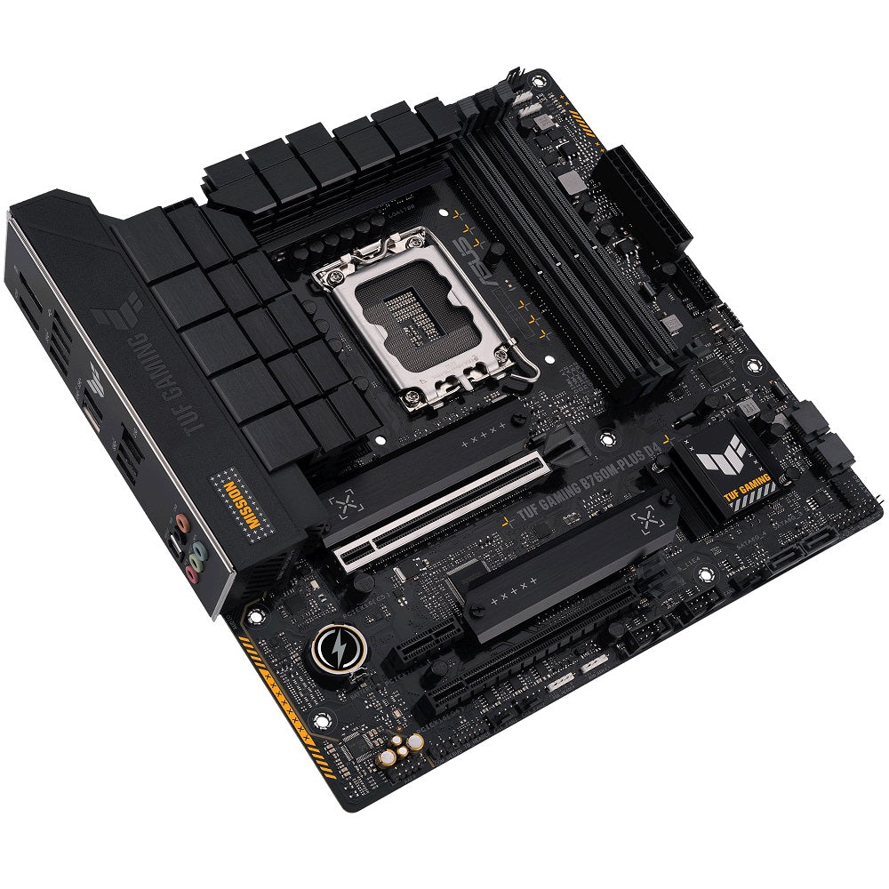 ASUS TUF GAMING B760M-PLUS D4 LGA1700 mATX Motherboard image 4