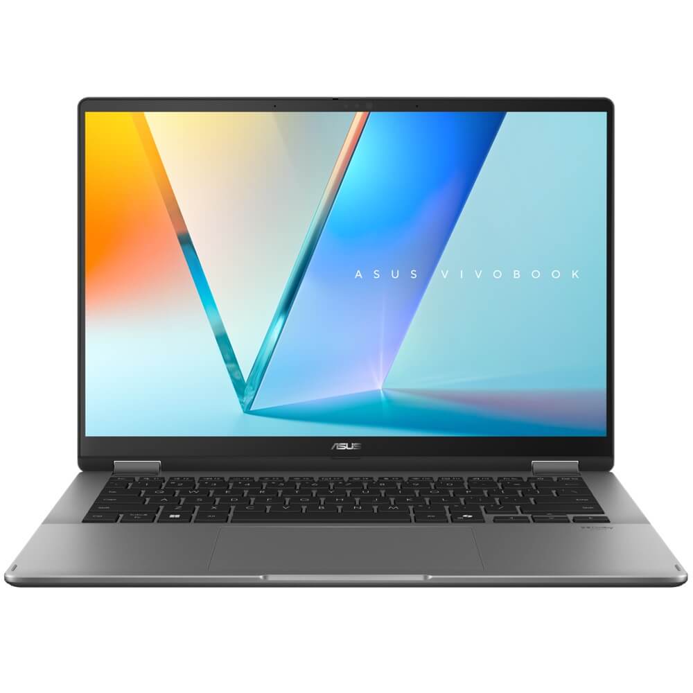 ASUS Vivobook 14 Flip TP3407 Notebook Copilot+ PC – Core Ultra 7 258V / 14″ OLED Touch / 32GB RAM / 1TB SSD / Win 11 Pro / Ma