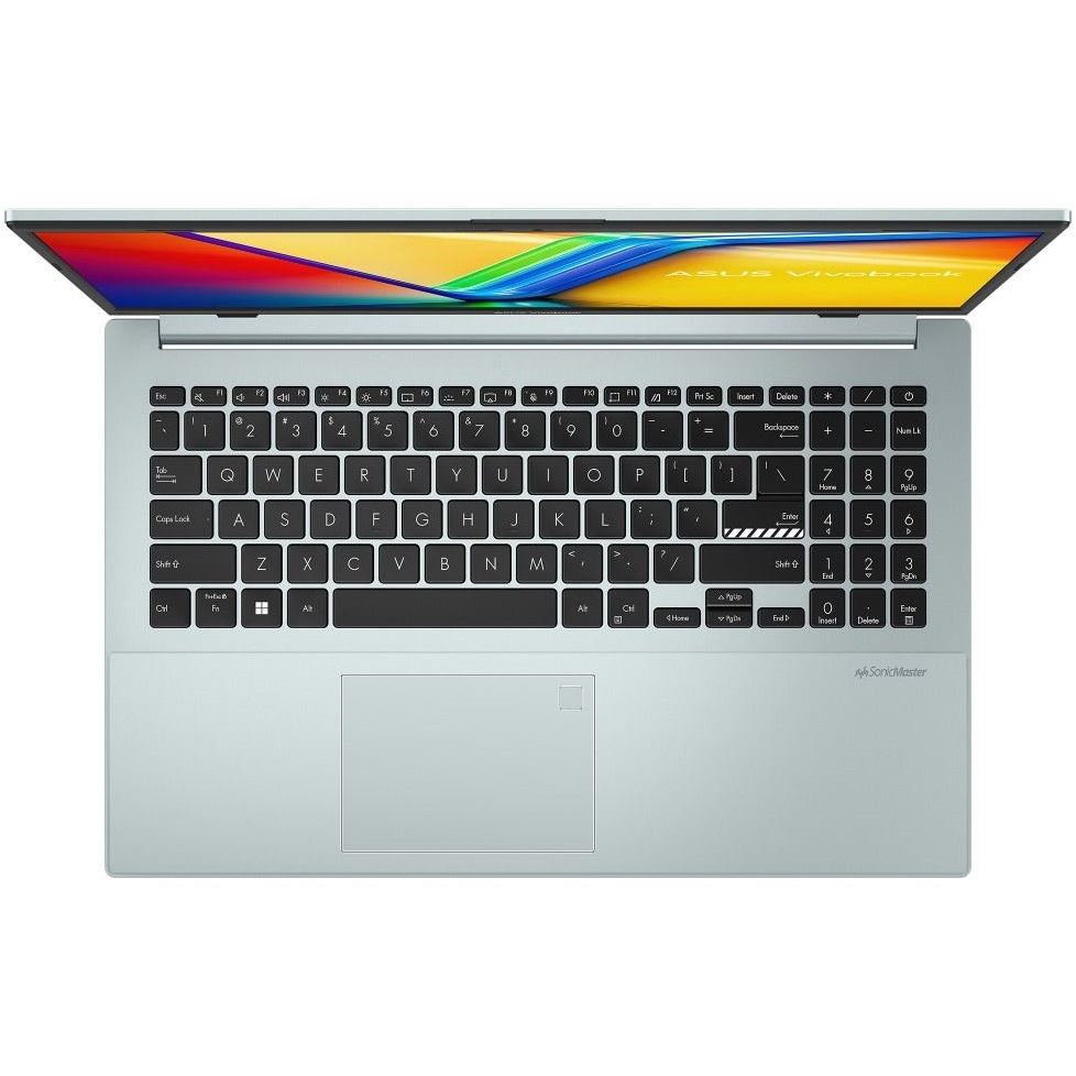 ASUS Vivobook Go E1504F OLED Notebook PC – Ryzen 3-7320U / 15.6″ FHD OLED / 8GB RAM / 256GB SSD / Win 11 Home / Green Grey (E