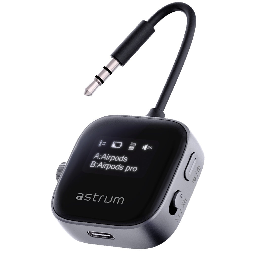 Astrum BT300 Multi-Device Wireless Audio Transmitter & Receiver (A85030-B) — side view