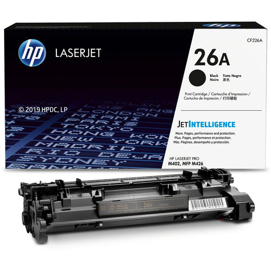 Genuine HP 26A Black LaserJet Toner Cartridge (CF226A) image 2